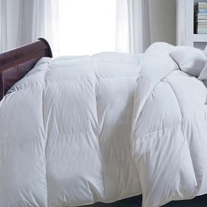 Queen size white/ plain  comforter